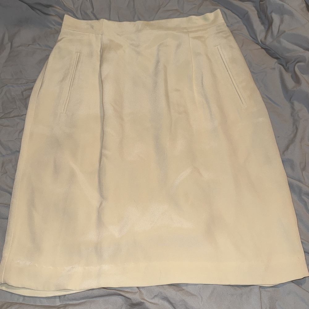 Vintage Patrick Dress Women's 6 (25 x 37) Skirt 100% Silk Maxi Length Slit